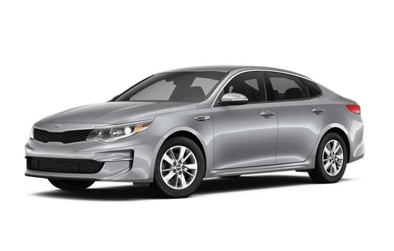 KIA Optima chauffeur car hire with driver in dubai