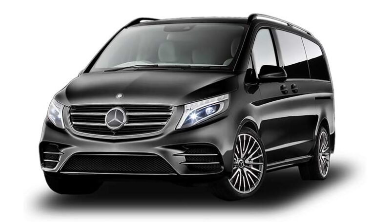 mercedes v class chauffeur car hire with driver in dubai