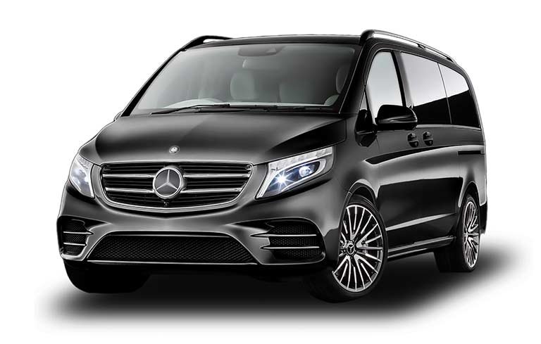 mercedes v class chauffeur car hire with driver in dubai