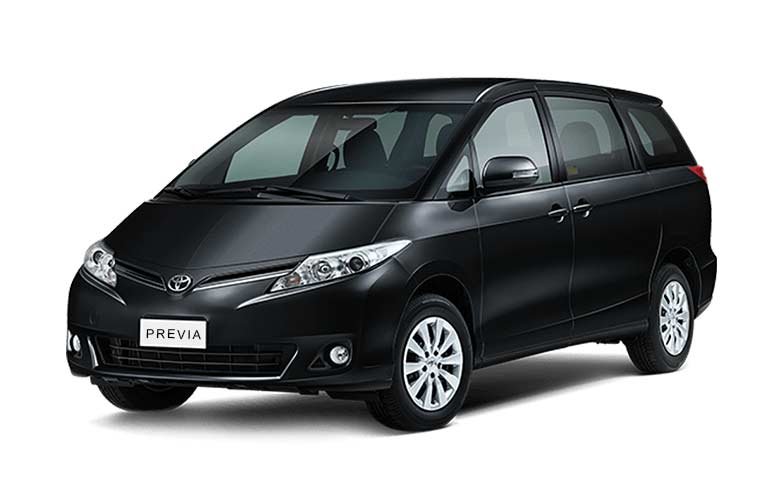 toyota previa chauffeur services in dubai