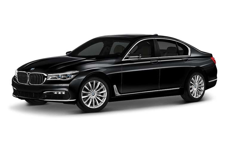 BMW 7 series hire with driver in dubai